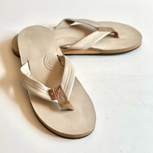 Rainbow Other - Rainbow Sandals Single Layer Premier Leather with Arch Support 1" Strap SZ 11/12